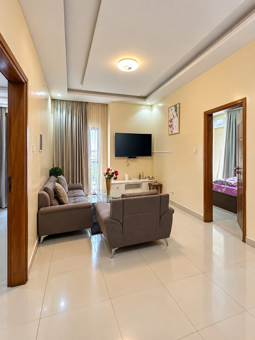 Appartement meublé 2 chambres avec grand balcon, Yoff Diamalaye, Dakar
